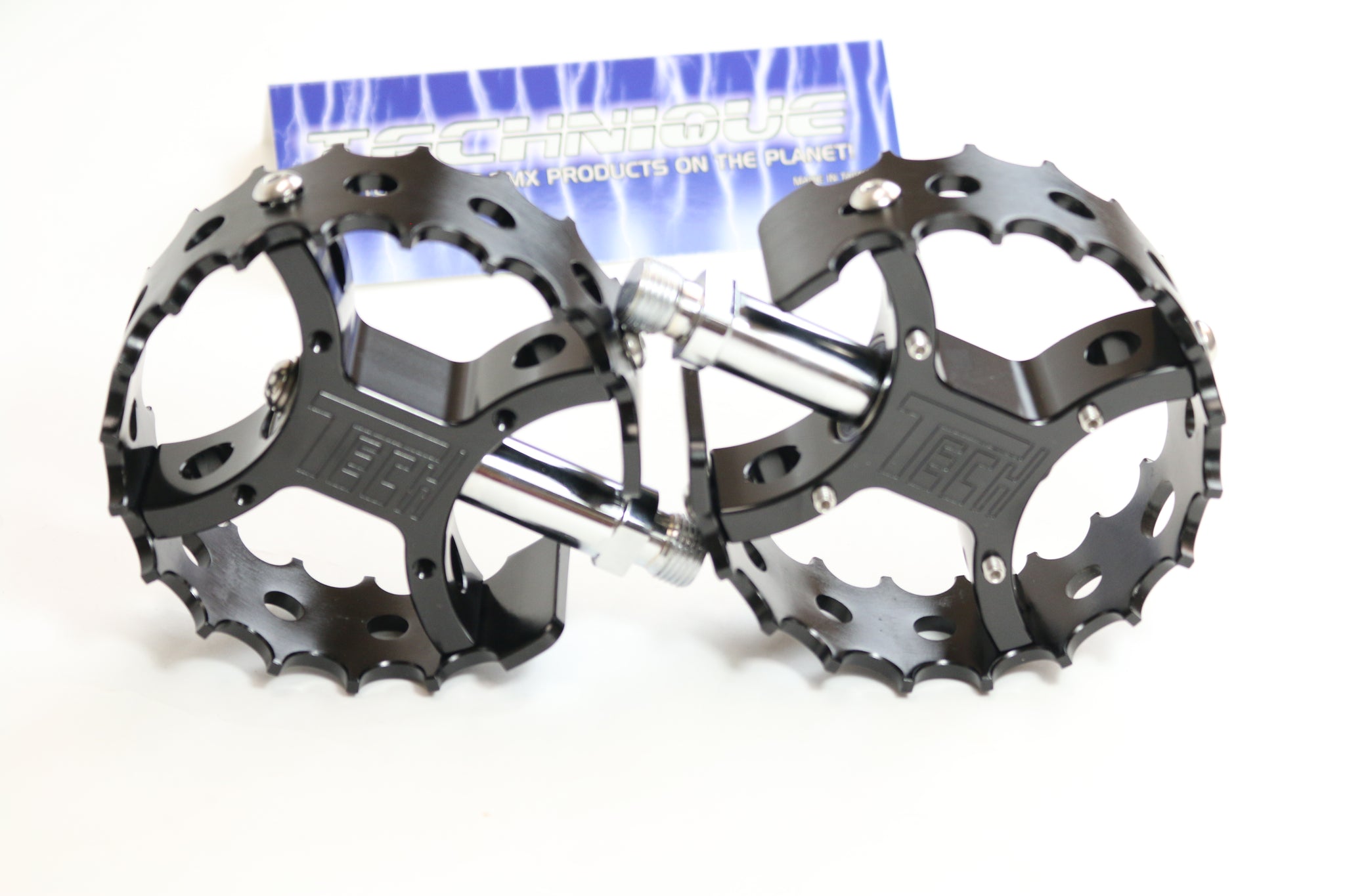 bmx pedale metall Tech BMX Classic Round T22 Pedal, if you want a different change color – Technique BMX