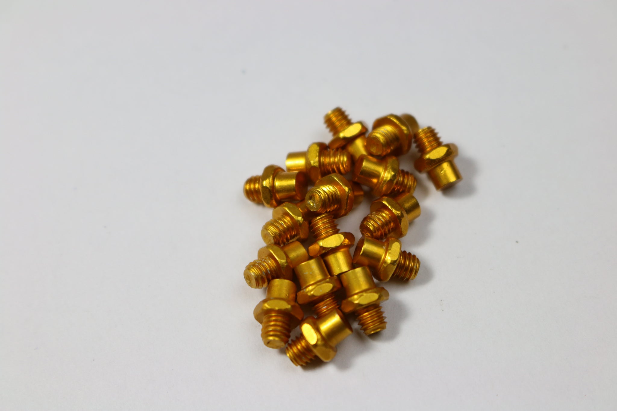 pedal pins gold 6061 CNC PEDAL PINS – Technique BMX